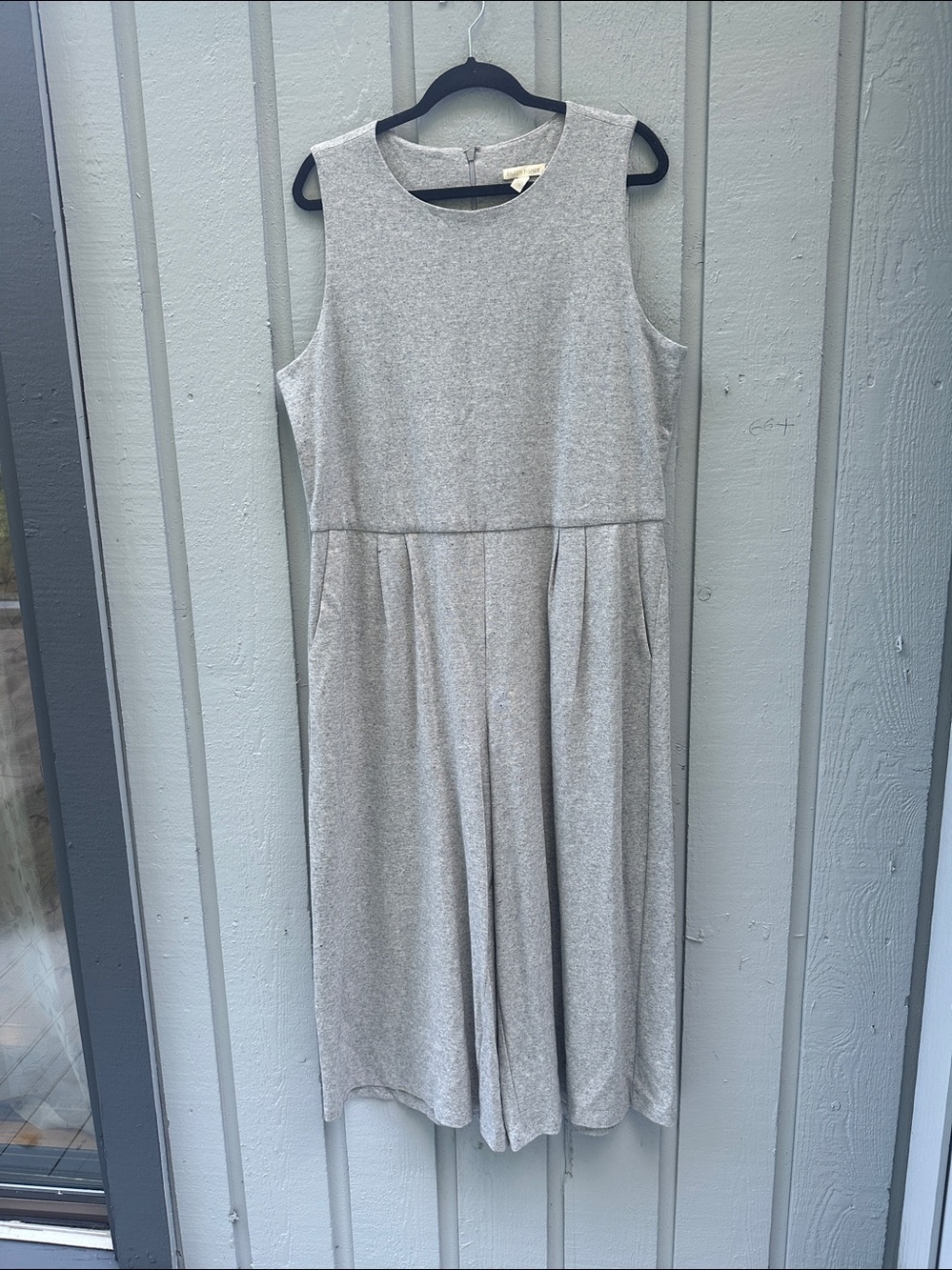 Eileen Fisher Sleeveless Heather Gray jumpsuit
